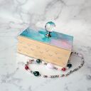 SZKATUŁKA NA BIŻUTERIĘ ''GLAMOUR MARBLE'', unikatowa ręcznie