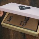 Personalizowane pudełko na zdjęcia 15x20 cm lub A5 - serce z literką