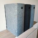 Wąskie pudełko z filcu, wysoki kosz - na pranie