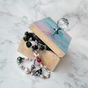 Unikatowa szkatułka na biżuterię Glamour Marble - ręczne wykonanie