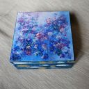 "Granatowy wieczór" - Szkatułka