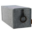 Pudełko na płyty CD, pojemnik szary do przechowywania kolekcji płyt