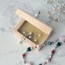 pudełka: Małe artystyczne na kosztowne drobiazgi - pudełko decoupage szkatułka na biżuterię drewniana