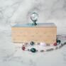 pudełka: artystyczna szkatułka ''marble glamour'' na biżuterię oryginalny prezent