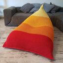 Bean bag 90x120cm, puf XXL, w stylu sako, pufa