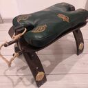 Stołek vintage z lat 60-70 po renowacji - styl rustic i boho