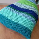Bean Bag 70x100 - pufa sako „Złośliwy Lis” ręcznie dziergana