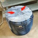 Puf jeansowy