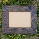 Drewniana rama 25x35 cm Retro duch - rękodzieło z drewna z recyklingu