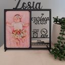 Personalizowana ramka na zdjęcia narodziny dziecka