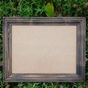 Drewniana rama frezowana 30x40 cm - rustykalna ramka na zdjęcie