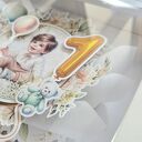 Wyjątkowa ramka 3D na roczek i chrzest - personalizowany prezent z miejscem na banknoty