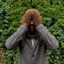 Męskie rękawiczki MERINO “Brąz”