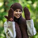 Rękawiczki MERINO “Brąz”