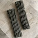 Mitenki chunky sage green / handmade