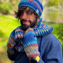 Męskie rękawiczki MERINO 50%- Górski potok”