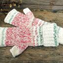 Mitenki Candy, z długim mankietem, kolorowe rękawiczki z cieplutkiej wełny