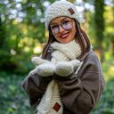 Rękawiczki MERINO “Beżowy ecru”