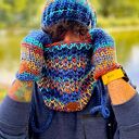 Męskie rękawiczki MERINO 50%- Górski potok”