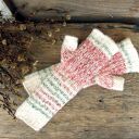 Mitenki Candy, z długim mankietem, kolorowe rękawiczki z cieplutkiej