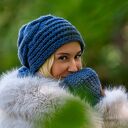 Rękawiczki MERINO “Ciemny niebieski”