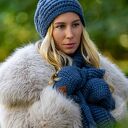 Rękawiczki MERINO “Ciemny niebieski”