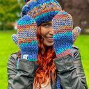 Rękawiczki MERINO 50%- Górski potok”