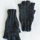 Melanżowe wełniane mitenki dla Niego