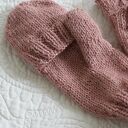 Różowe rękawiczki Flap