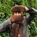 Męskie rękawiczki MERINO “Brąz”