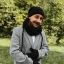 Męskie rękawiczki MERINO “Czarne”