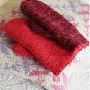 Dwuwarstwowe rękawiczki PomPom