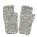 Leokadia - bezszwowe mitenki rękawiczki bez palców z małym kciukiem