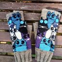 Mitenki w kotki/ Jesień /Zima Handmade Szalone koty Wełniane / Prezent