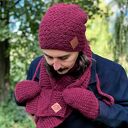 Męskie rękawiczki MERINO “Bordo”