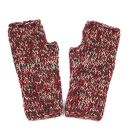 Ewelina - kolorowe bezszwowe mitenki rękawiczki bez palców z małym