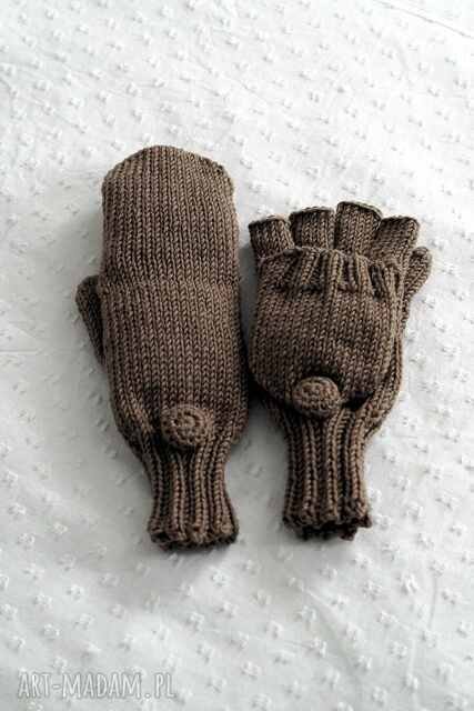 Rękawiczki Flap z merynosa