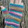 frapujące rękawiczki kolorowe mitenki/rękawiczki bez palców/damskie dodatek do odzieży