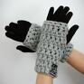 ✔ INFORMACJE OGÓLNE: Jednokolorowe, ręcznie robione, bezpalcowe rękawiczki a'la mitenki