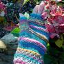 rękawiczki: kolorowe mitenki/rękawiczki bez palców/damskie na jesień dodatek do odziezy