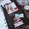 scrapbooking albumy: album/ jurnal / Wszystkiego co najlepsze/czekoladove love serce