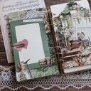 Journal muzyczny w stylu retro - ręcznie robiony album dla nastolatki