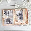 Ręcznie robiony album scrapbookingowy na zdjęcia i wspomnienia