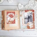 Ręcznie robiony album scrapbookingowy na zdjęcia i wspomnienia