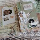 Journal muzyczny w stylu retro - ręcznie robiony album dla nastolatki