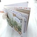 trendy scrapbooking albumy album na zdjęcia prezent na chrzest