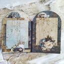 Niebieski Album w Pudełku dla Dziewczynki - Ręcznie Robiona Pamiątka na Lata