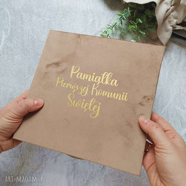 Album komunijny personalizowany, pamiątka pierwszej komunii świętej