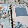 Damusia scrapbooking albumy dziewczynka niezapominajki/ album na zdjęcia w stylu retro kwiaty