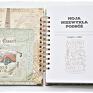 brązowe scrapbooking albumy planner planer, pamiętnik z podróży, personalizacja podróżnik